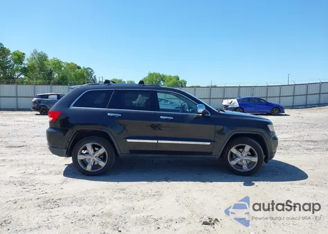 2013 Jeep Grand Cherokee Overland z USA, uszkodzony, nr VIN 1C4RJECG4DC588418